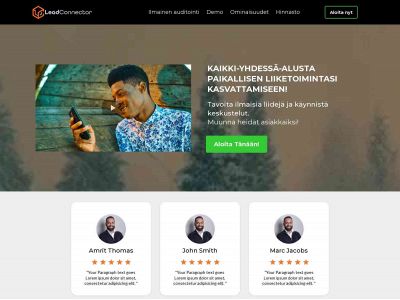 auroravision.fi snapshot