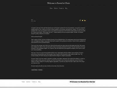 rootedinchristministry.com snapshot