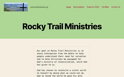 rockytrailministries.org snapshot