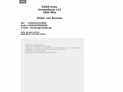 rogo-bvba.be snapshot