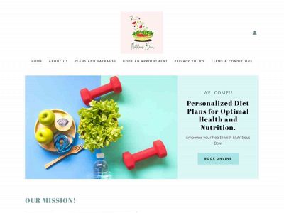 nutritiousbowl.com snapshot