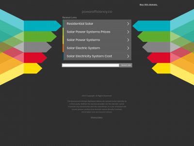 powerefficiency.co snapshot