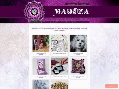 maduza.lt snapshot