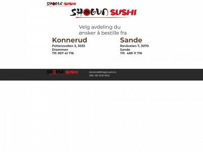 shogunsushi.no snapshot
