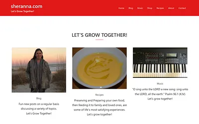 sheranna.com snapshot