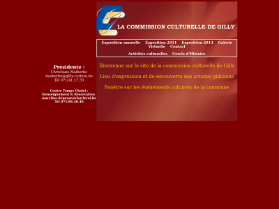 gilly-culture.be snapshot