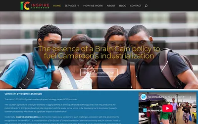 inspirecameroon.org snapshot