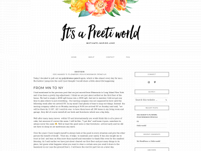 itsapreetiworld.com snapshot