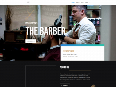 the-barber.dk snapshot