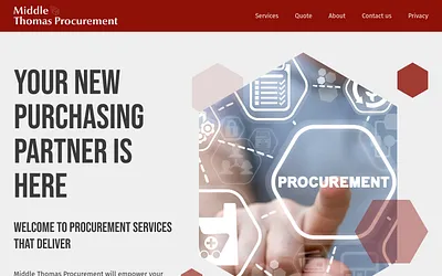 middlethomasprocurement.com snapshot