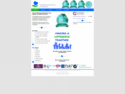 tremenheerehomecare.co.uk snapshot