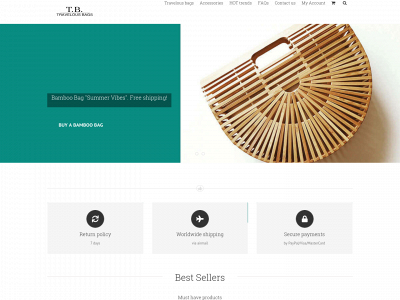 travelousbags.com snapshot
