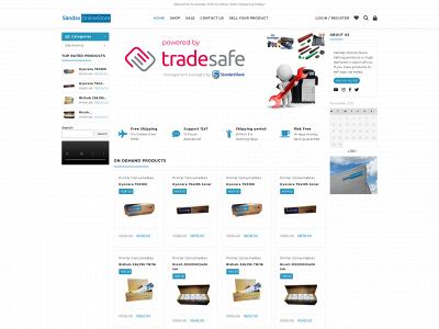 sandavonlinestore.co.za snapshot
