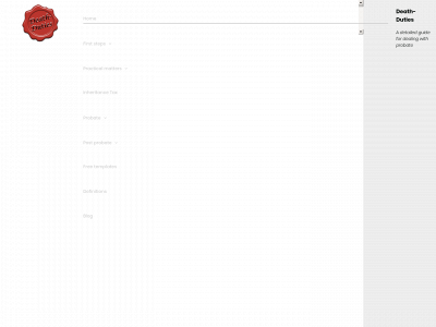 death-duties.co.uk snapshot