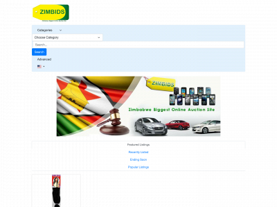 zimbids.com snapshot