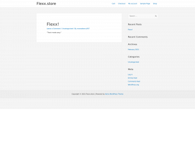 flexx.store snapshot