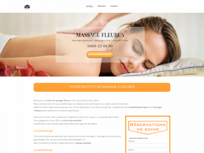 www.massagefleurus.be snapshot