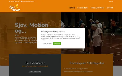 sjovmotion-vojens.dk snapshot