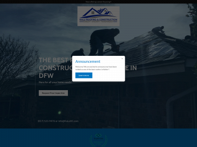 kaluroofing.com snapshot