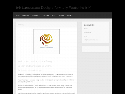footprintink.com.au snapshot