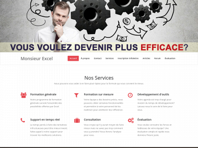 monsieurexcel.com snapshot