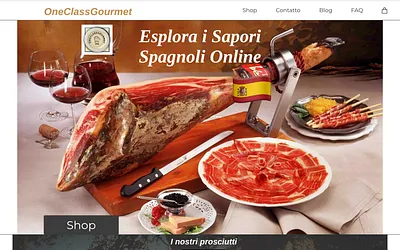 oneclassgourmet.com snapshot