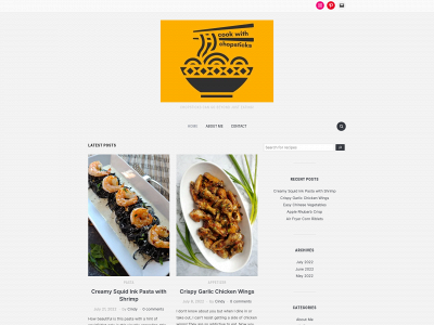 cookwithchopsticks.com snapshot