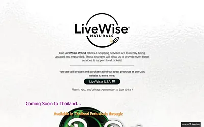 livewiseworld.com snapshot