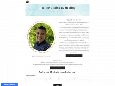 www.resilientrainbowhealing.com snapshot