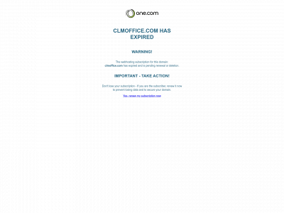 clmoffice.com snapshot