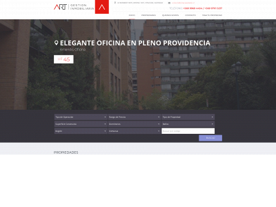 artpropiedades.cl snapshot