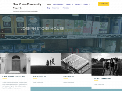 newvisioncommunitychurch.org snapshot