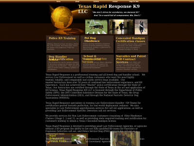 texasrapidresponsek9.com snapshot