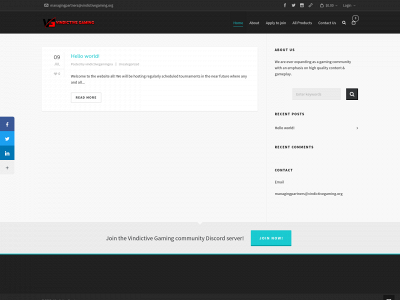 vindictivegaming.org snapshot