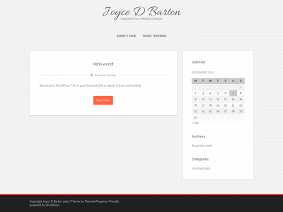 joycedbarton.com snapshot