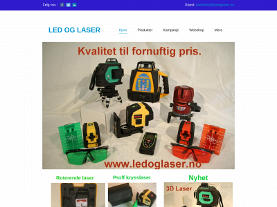 ledoglaser.no snapshot