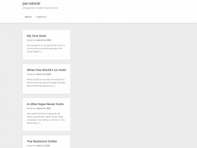 joerolnicki.com snapshot