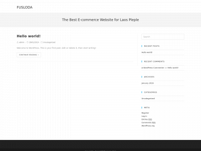 fusloda.com snapshot
