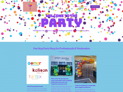 okcballoonbar.com snapshot