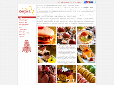 lanasdesserts.com snapshot