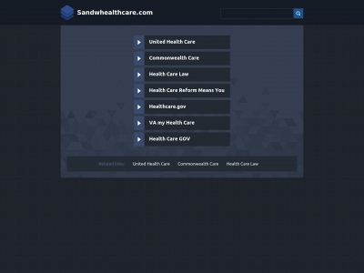 sandwhealthcare.com snapshot