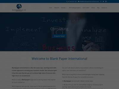 blankpaper-int.com snapshot