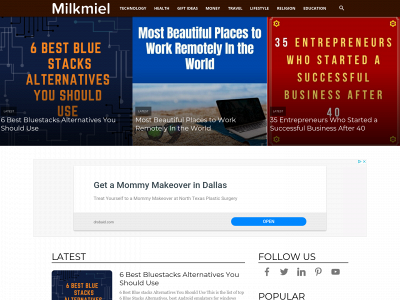 milkmiel.com snapshot