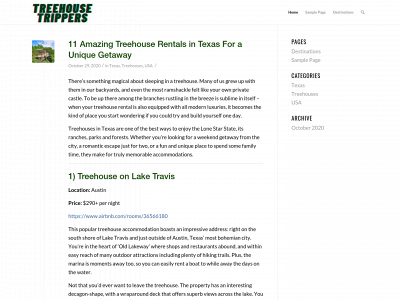 treehousetrippers.com snapshot