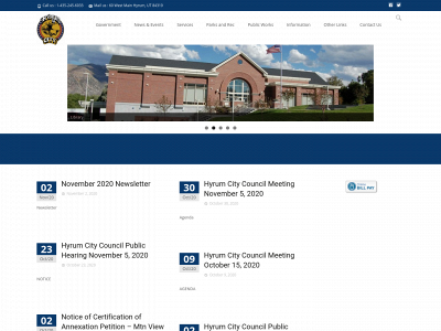 hyrumcity.org snapshot