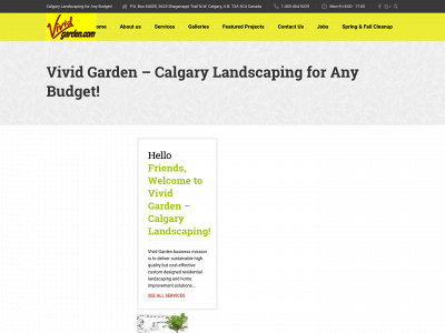 vividgarden.com snapshot