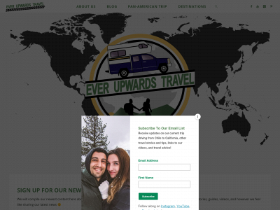 everupwardstravel.com snapshot
