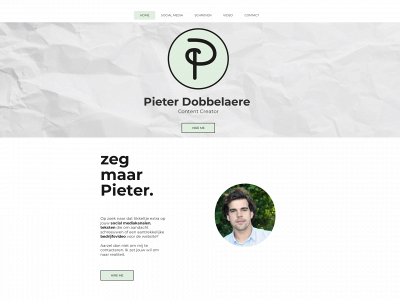 pieterdobbelaere.be snapshot