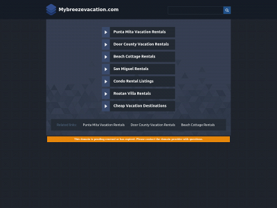 mybreezevacation.com snapshot