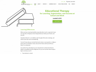 edtherapynyc.com snapshot
